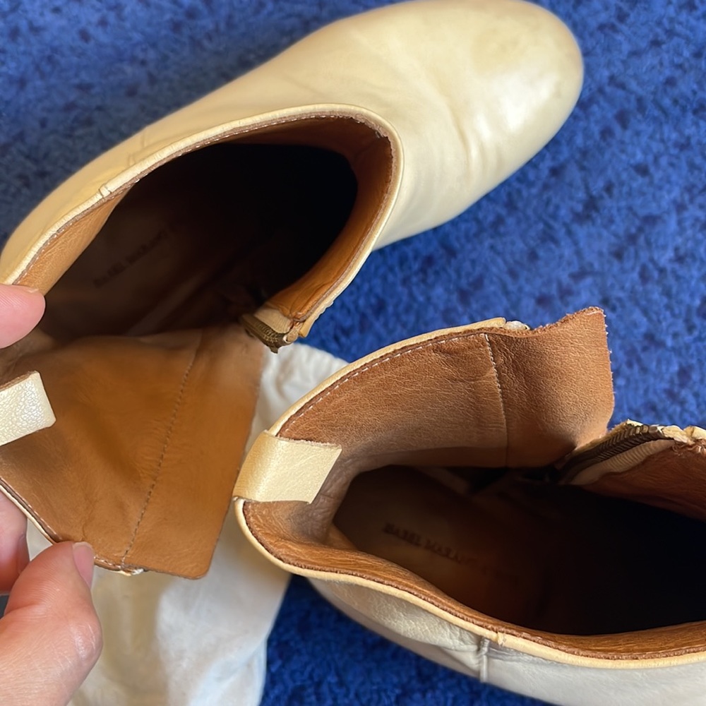Isabel Marant soft beige leather ankle boot size:37 - Picture 11 of 11